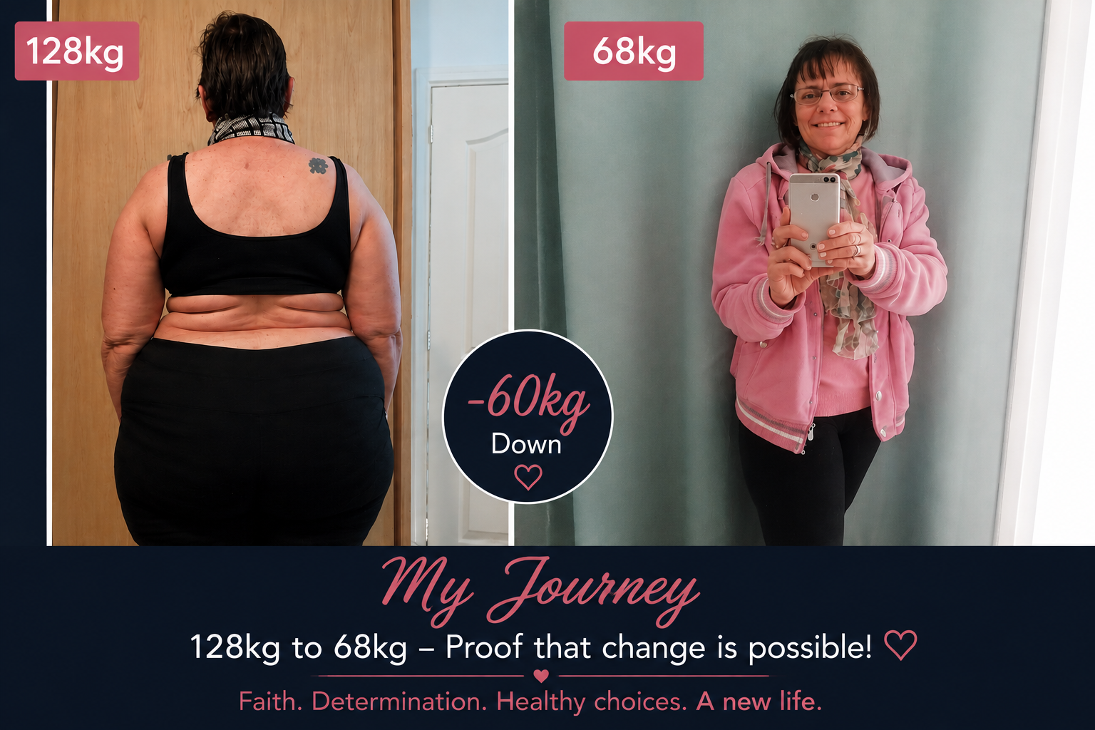 My 60kg weight loss journey